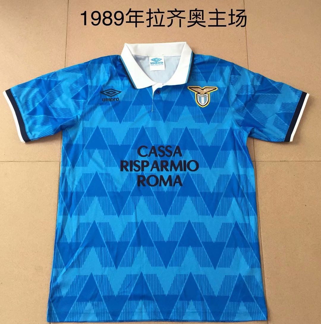 AAA Quality Lazio 88/89 Home Soccer Jersey